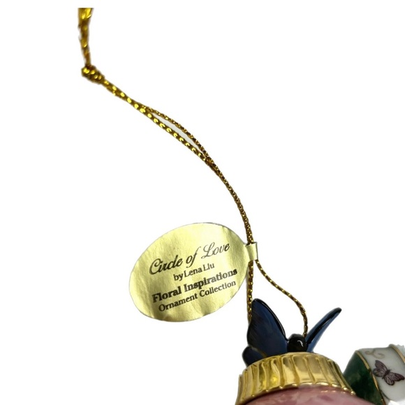 Bradford Editions Lena Liu Christmas Porcelain Ornaments Lot of 2 - Picture 8 of 9